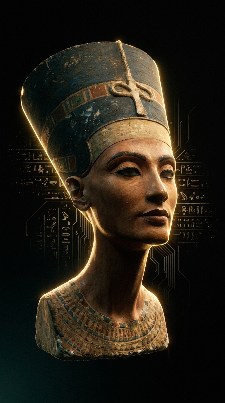 Nefertiti reimagined — UNIQMIND original art